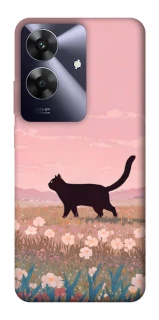 Чохол на Realme Note 60 cat on a field фото 1 з 1