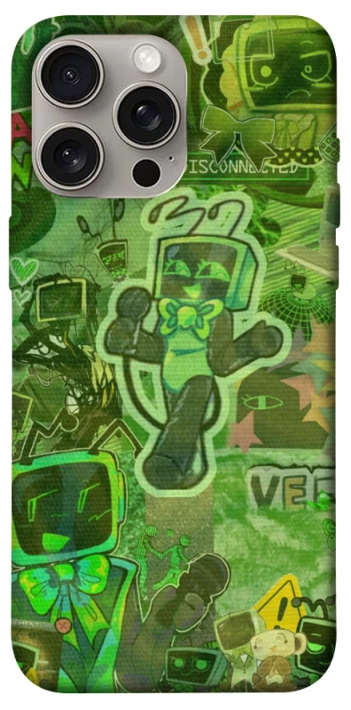 Чохол на Apple iPhone 15 Pro Max (6.7") Dandysworld tv green theme фото 1 з 1