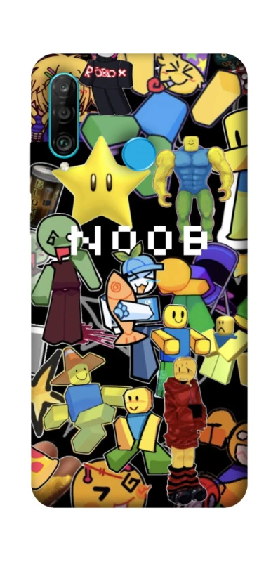 Чехол на Huawei P30 lite Roblox Noob фото 1 из 1