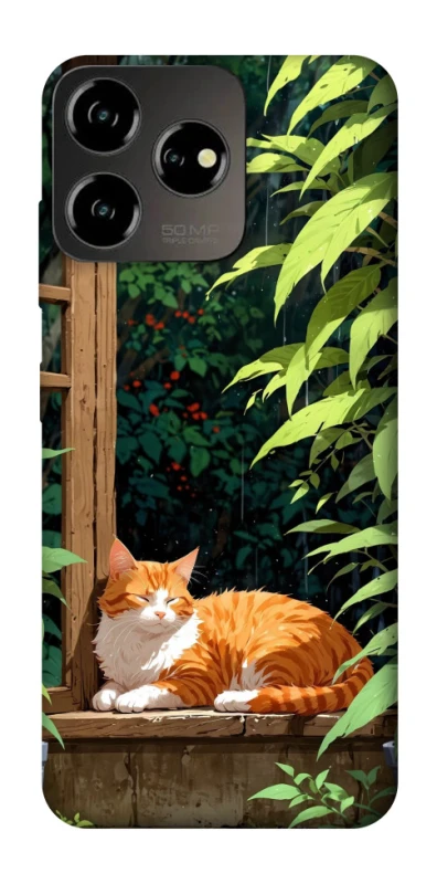 Чохол на ZTE Blade V50 Design 4G red cat фото 1 з 1