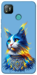 Чохол на TECNO POP 4 Кіт патріот фото 1 з 1