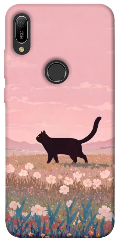 Чохол на Huawei Y6 (2019) cat on a field фото 1 з 1