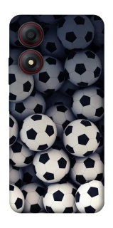 Чехол на ZTE Blade A34 4G Футбольные мячи фото 1 из 1