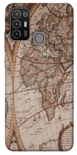 Чехол на ZTE Blade A52 Карта путешествий фото 1 из 1