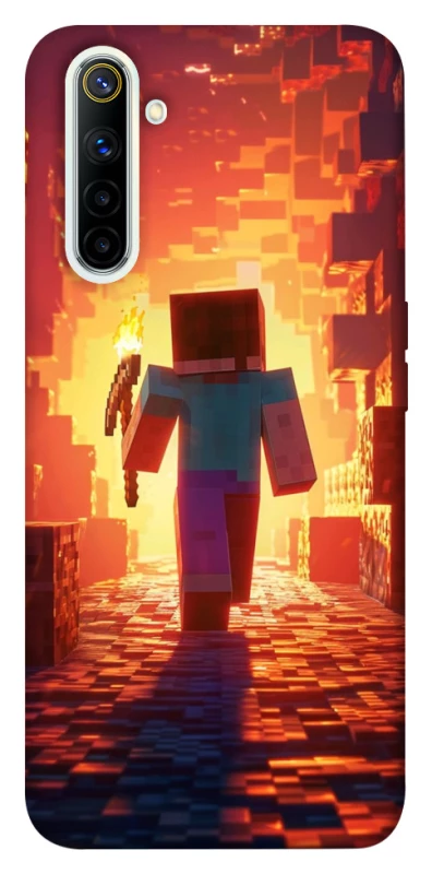 Чохол на Realme 6 Minecraft adventure фото 1 з 1