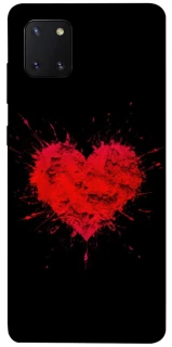 Чохол на Samsung Galaxy Note 10 Lite (A81) Splash heart фото 1 з 1