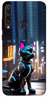 Чехол на Huawei Y6p Cyber cat фото 1 из 1
