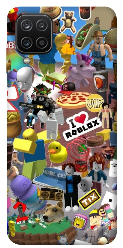 Чохол на Samsung Galaxy A12 Roblox collage ver.5 фото 1 з 1