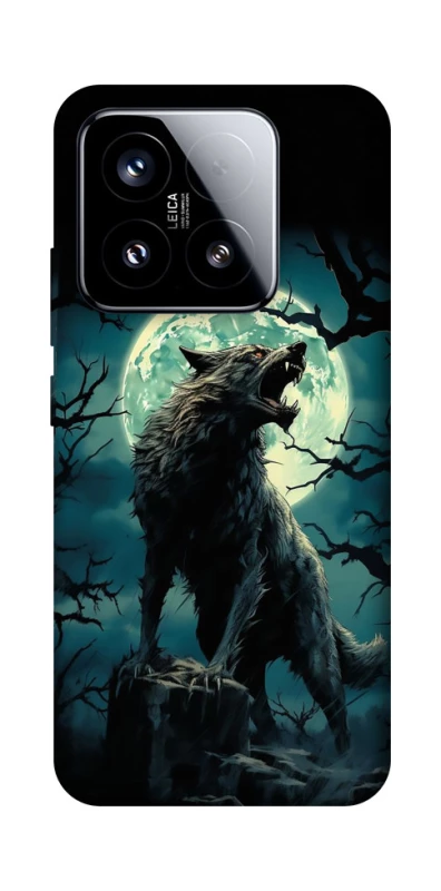 Чохол на Xiaomi 15 Вовк під місяцем фото 1 з 1
