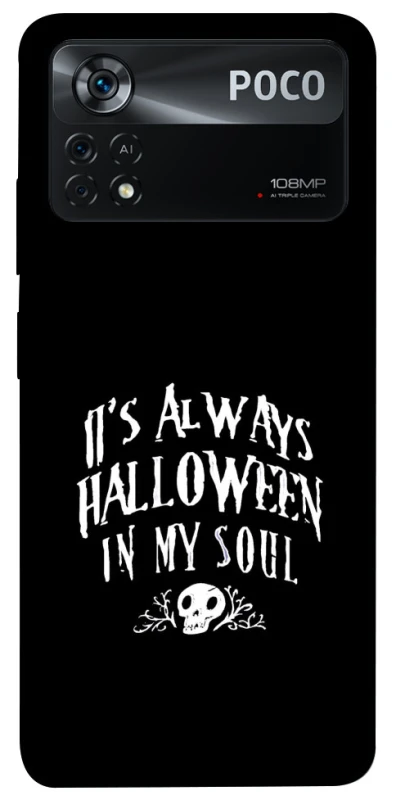 Чохол на Xiaomi Poco X4 Pro 5G Halloween in my soul фото 1 з 1