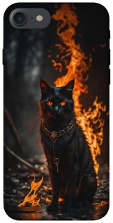 Чехол на Apple iPhone 7 / 8 (4.7") Огненный кот фото 1 из 1