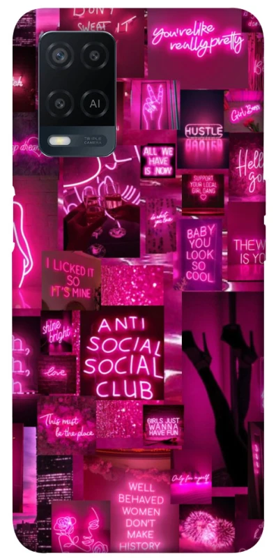 Чехол на Oppo A54 4G Hot collage ver.7 фото 1 из 1