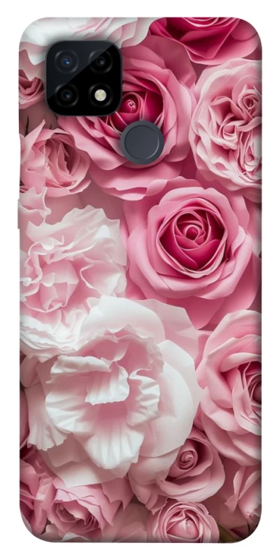 Чохол на Realme C21 Рожеві Квіти фото 1 з 1
