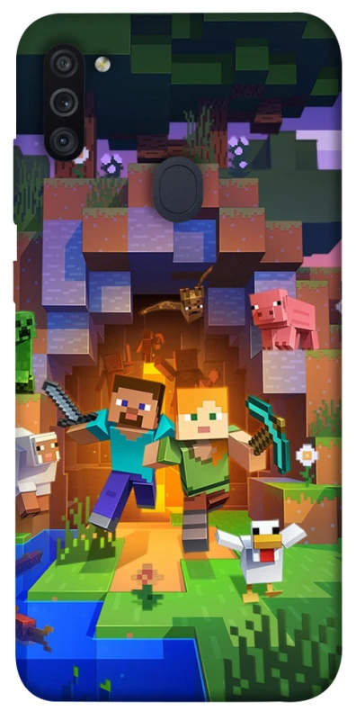 Чохол на Samsung Galaxy M11 Minecraft game фото 1 з 1