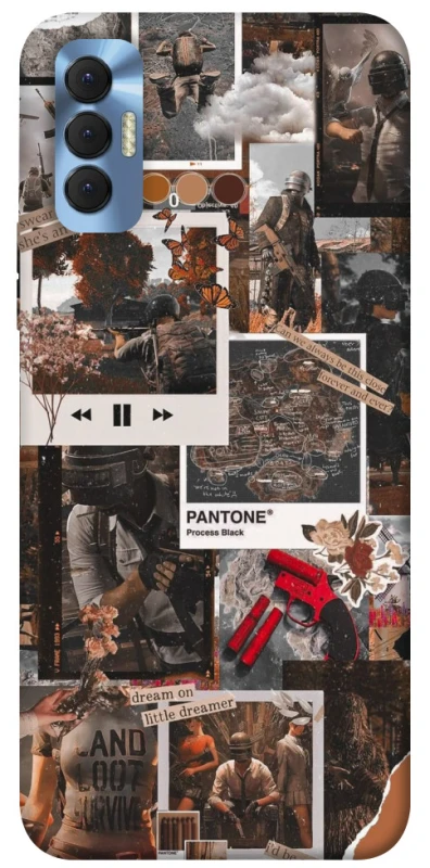 Чехол на TECNO Spark 8P PUBG Collage фото 1 из 1