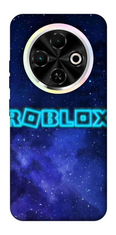 Чехол на TECNO Spark 30C Roblox Space Logo Blue фото 1 из 1
