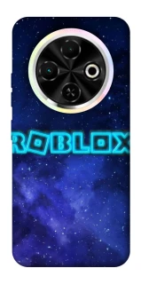 Чехол на TECNO Spark 30C Roblox Space Logo Blue фото 1 из 1