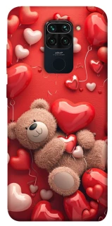 Чехол на Xiaomi Redmi Note 9 / Redmi 10X bear in hearts фото 1 из 1