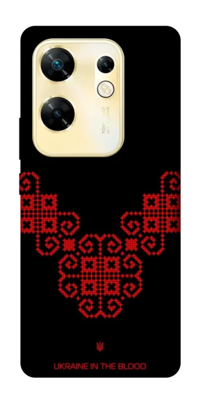 Чохол на Infinix Zero 30 4G Чорно-червона вишиванка фото 1 з 1