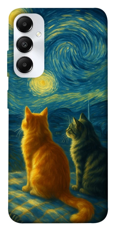 Чохол на Samsung Galaxy A05s Cats under the stars фото 1 з 1