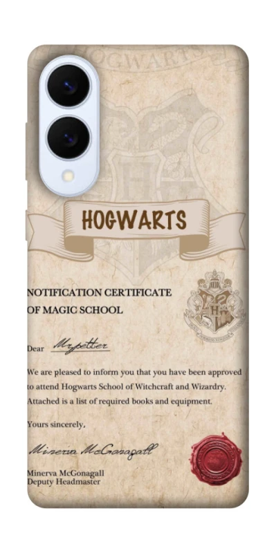 Чехол на Samsung Galaxy S25 Edge The Hogwarts acceptance letter фото 1 из 1