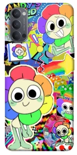 Чохол на Oppo Reno 4 Dandy world collage фото 1 з 1