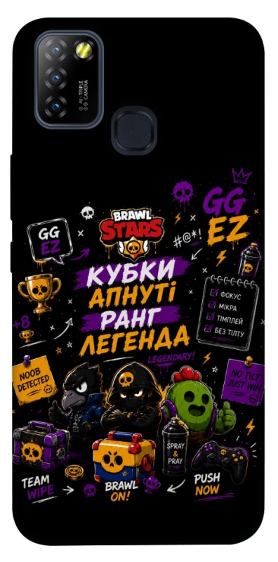 Чохол на Infinix Hot 10 Lite Brawl Stars collage фото 1 з 1