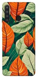 Чохол на Samsung Galaxy A21 Leaves фото 1 з 1