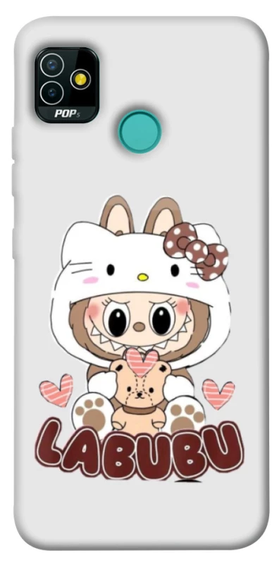 Чохол на TECNO POP 5 Hello Kitty Labubu фото 1 з 1