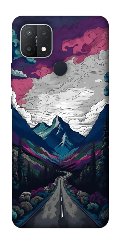 Чохол на Oppo A15s / A15 Намальовані гори фото 1 з 1
