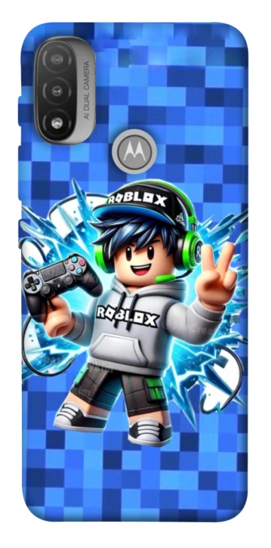 Чохол на Motorola Moto E20 Roblox collage ver.6 фото 1 з 1
