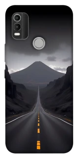 Чехол на Nokia C21 Plus Black mountains фото 1 из 1