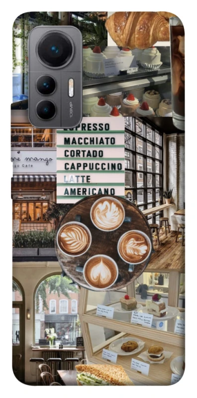 Чехол на Xiaomi 12 Lite Coffee collage ver.5 фото 1 из 1