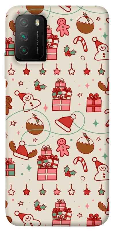 Чохол на Xiaomi Poco M3 Новорічний v14 фото 1 з 1