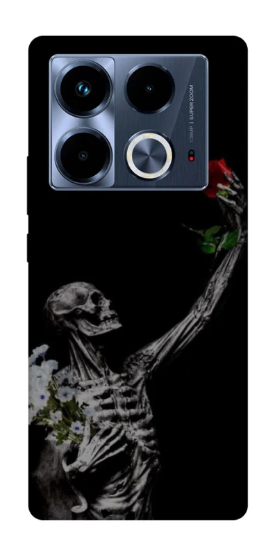 Чохол на Infinix Note 40 4G Skeleton vs Rose фото 1 з 1