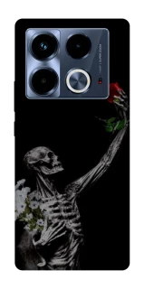 Чохол на Infinix Note 40 4G Skeleton vs Rose фото 1 з 1