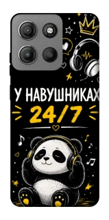 Чехол на Motorola Moto G15 Power У навушниках 24/7 фото 1 из 1