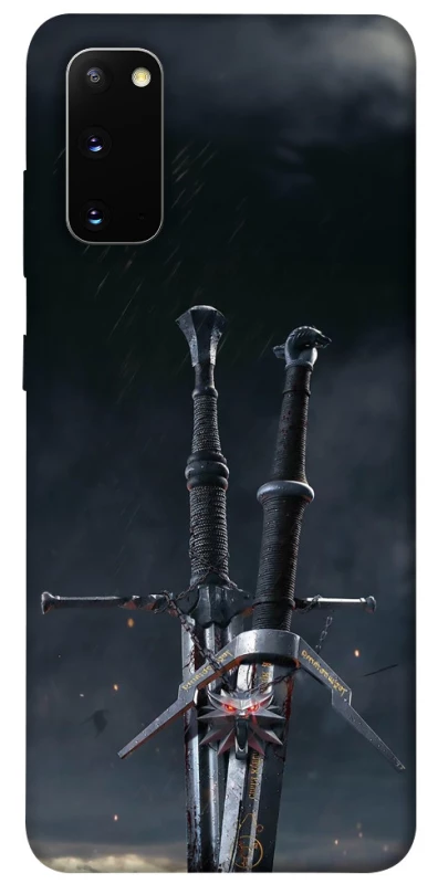 Чехол на Samsung Galaxy S20 Мечи Ведьмака фото 1 из 1