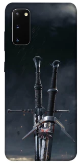Чехол на Samsung Galaxy S20 Мечи Ведьмака фото 1 из 1