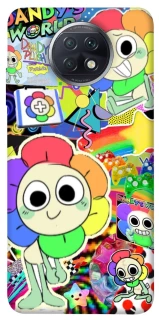 Чохол на Xiaomi Redmi Note 9 5G / Note 9T Dandy world collage фото 1 з 1