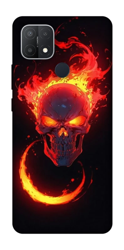 Чохол на Oppo A15s / A15 Blood Skull фото 1 з 1