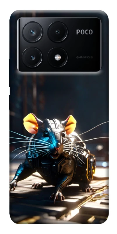 Чохол на Xiaomi Poco X6 Cyber rat фото 1 з 1