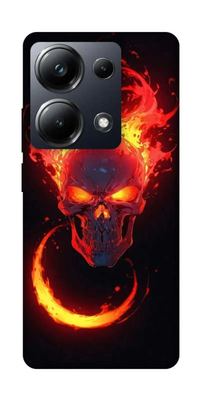 Чохол на Xiaomi Poco M6 Pro 4G Blood Skull фото 1 з 1