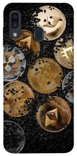 Чехол на Samsung Galaxy A20 / A30 Many coins v2 фото 1 из 1