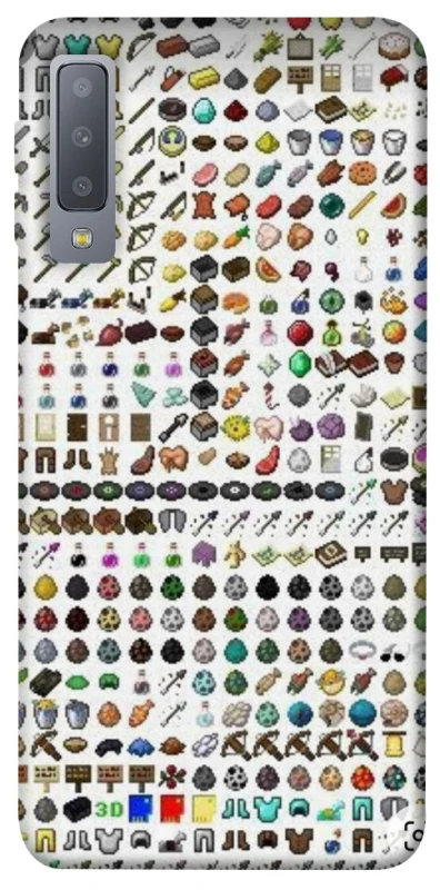 Чохол на Samsung A750 Galaxy A7 (2018) Minecraft v2 фото 1 з 1