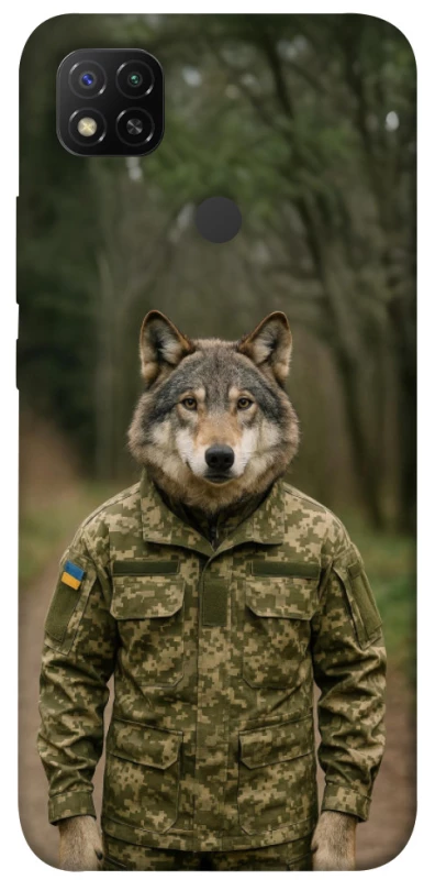 Чохол на Xiaomi Redmi 9C Вовк захисник фото 1 з 1