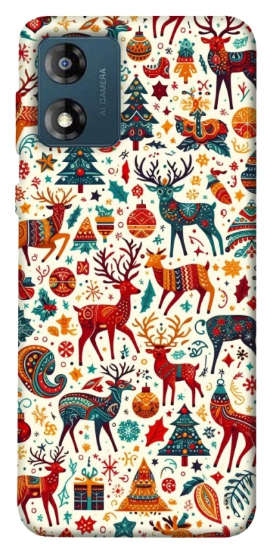 Чохол на Motorola Moto E13 Christmas spirit ver.5 фото 1 з 1
