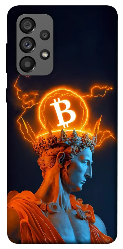 Чехол на Samsung Galaxy A73 5G Bitcoin God фото 1 из 1