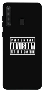 Чехол на Samsung Galaxy A21 Parental Advisory Label фото 1 из 1