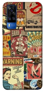 Чохол на Vivo Y51a Retro collage ver.2 фото 1 з 1